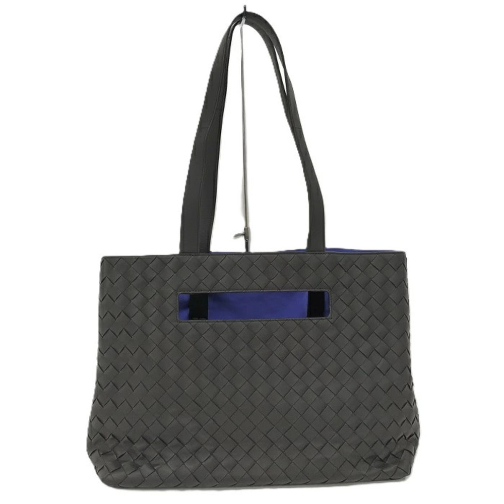 Bottega Veneta Tote Bag Intrecciato Leather Black